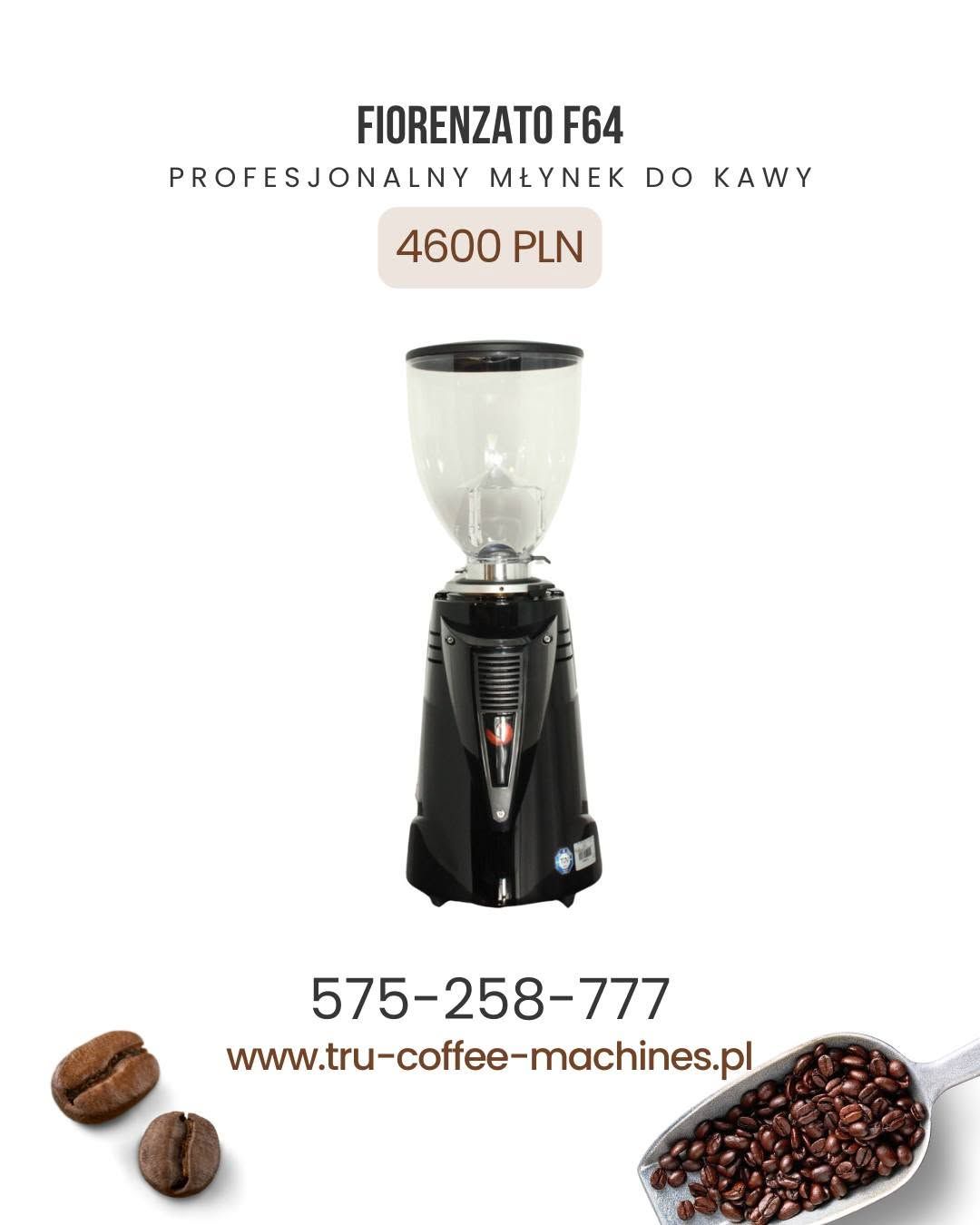 🏆 PROFESJONALNY MŁYNEK FIORENZATO F64 – WŁOSKA PRECYZJA ‼️GWARANCJA 6 MIESIĘCY‼️
(🇬🇧English vers