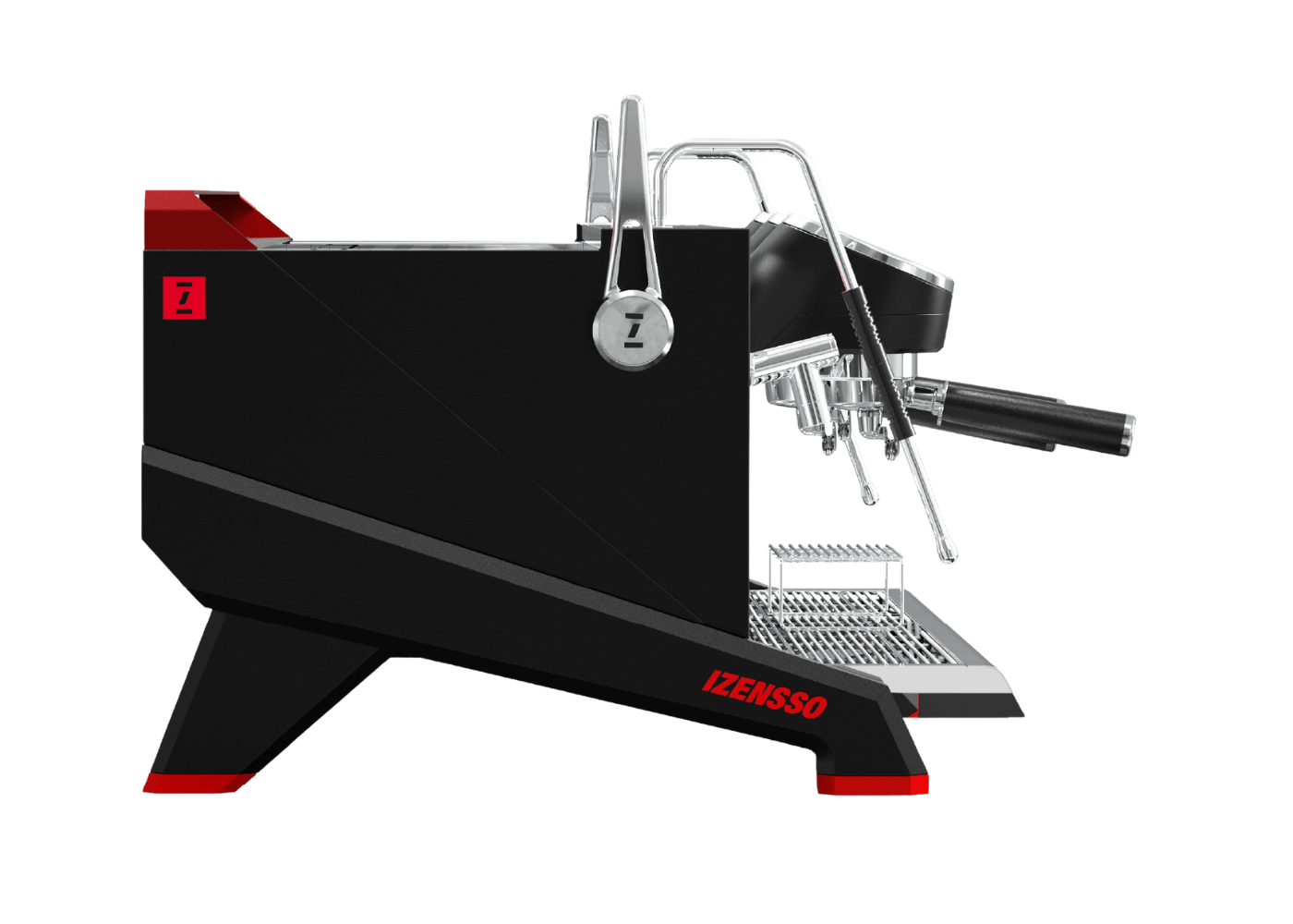 Izensso Raptor Black 3 groups – Professional espresso machine - Thumbnail 2