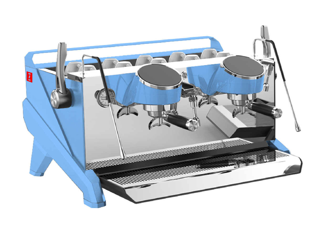 Izensso Raptor Blue 2 groups – Professional espresso machine - Image 1