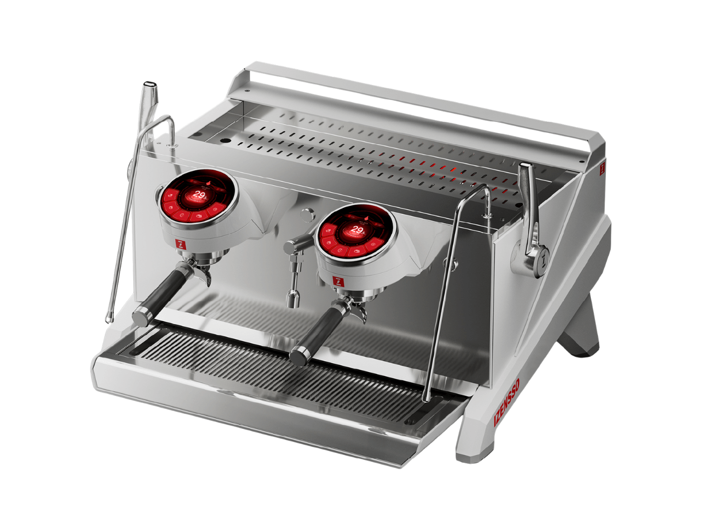 Izensso Raptor White 2 groups – Professional espresso machine - Thumbnail 3