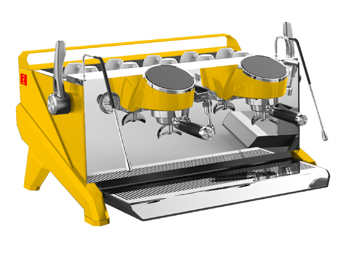Izensso Raptor Yellow 2 groups – Professional espresso machine - Image 1