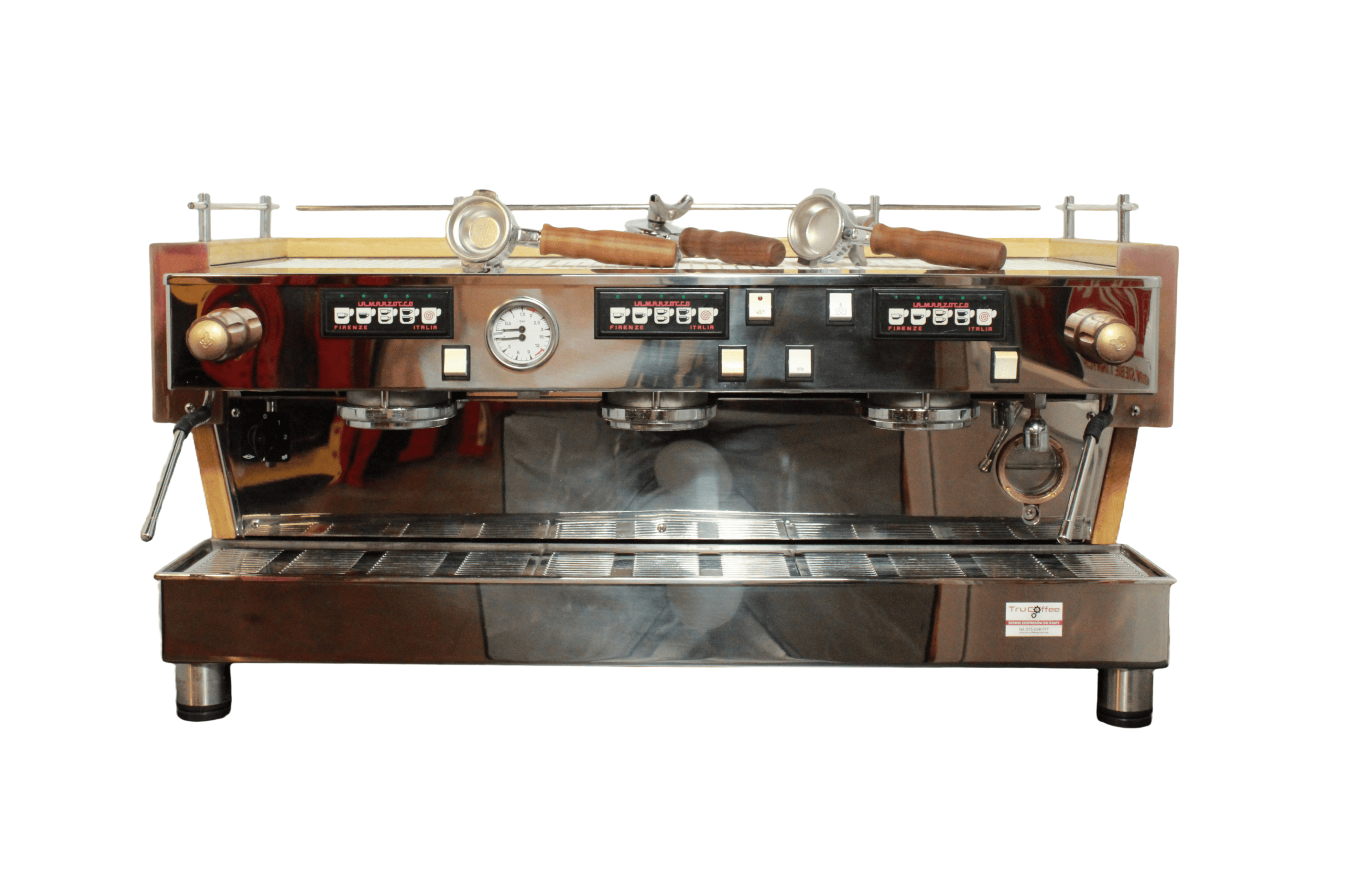 La Marzocco Linea 3 Groups Wood Style - Portafilter Espresso Machine