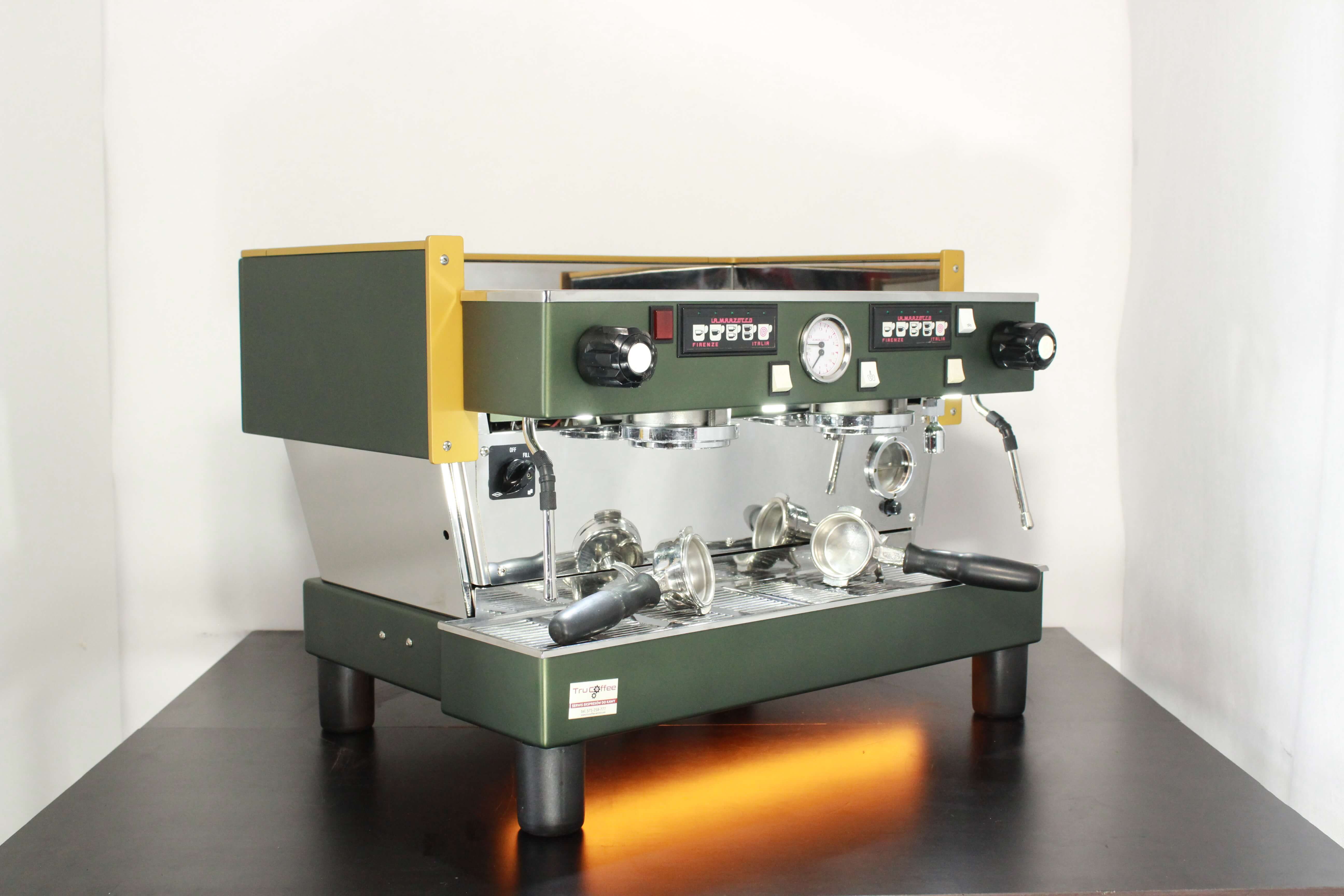 La Marzocco Linea Green Gold 2 Groups - Iconic Italian Portafilter Espresso Machine - Thumbnail 3