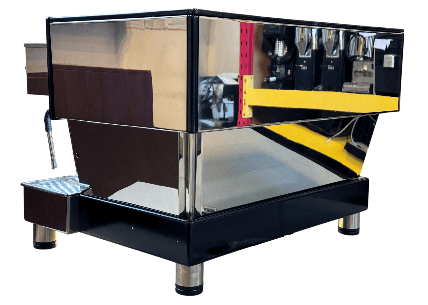 La Marzocco Linea 2 Silver Mirror groups – an iconic Italian manual espresso machine - Thumbnail 3