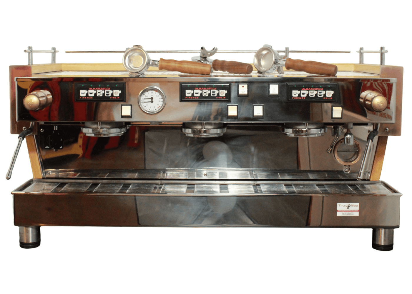 La Marzocco Linea 3 Groups Wood Style - Portafilter Espresso Machine