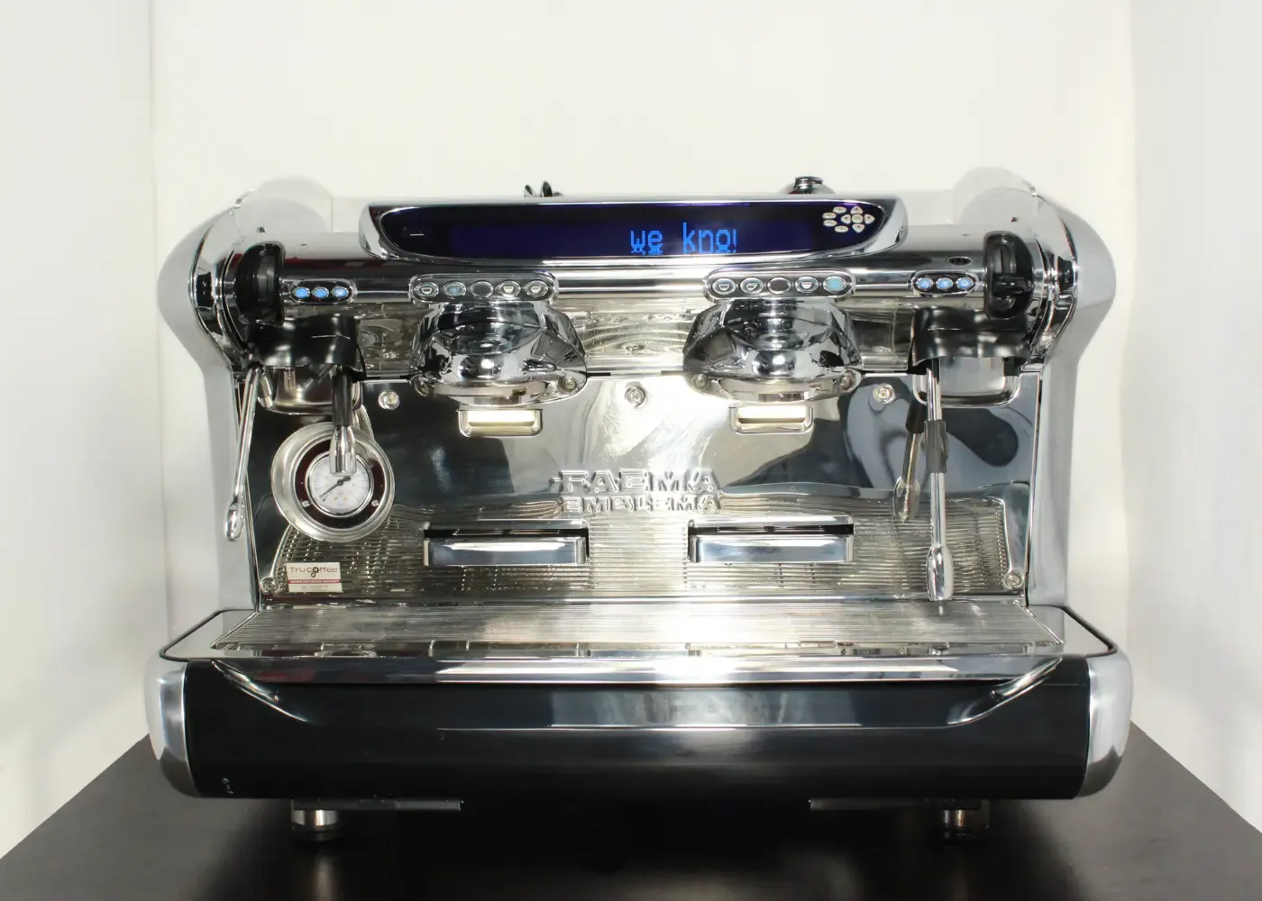 FAEMA Emblema 2 Groups - Portafilter Espresso Machine Black