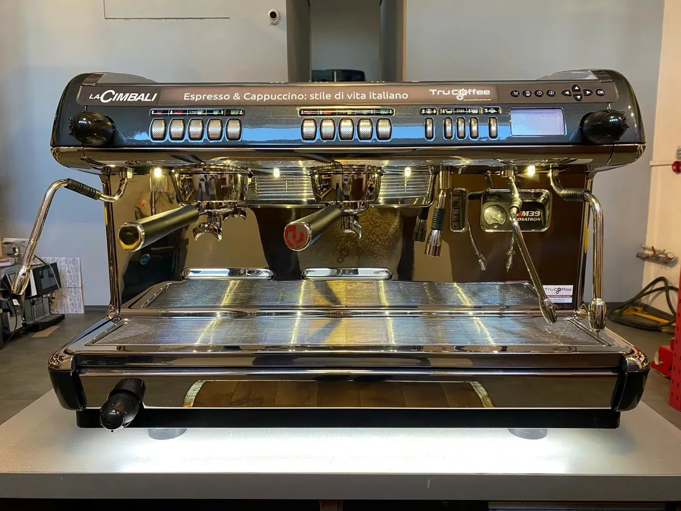 La Cimbali M39 Dosatron 2 Groups - Portafilter Espresso Machine Tall Cup