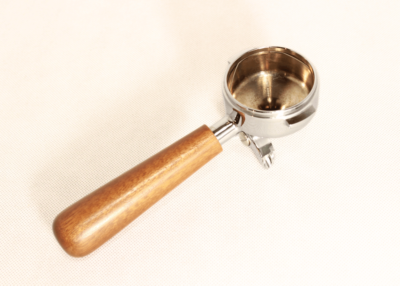 La Cimbali portafiltr - 2 cups wooden handle - Image 1