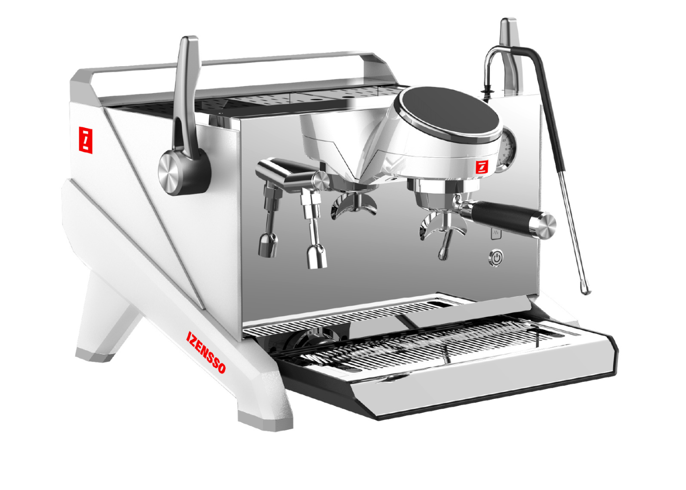 Izensso Raptor White 1 group – Professional compact espresso machine