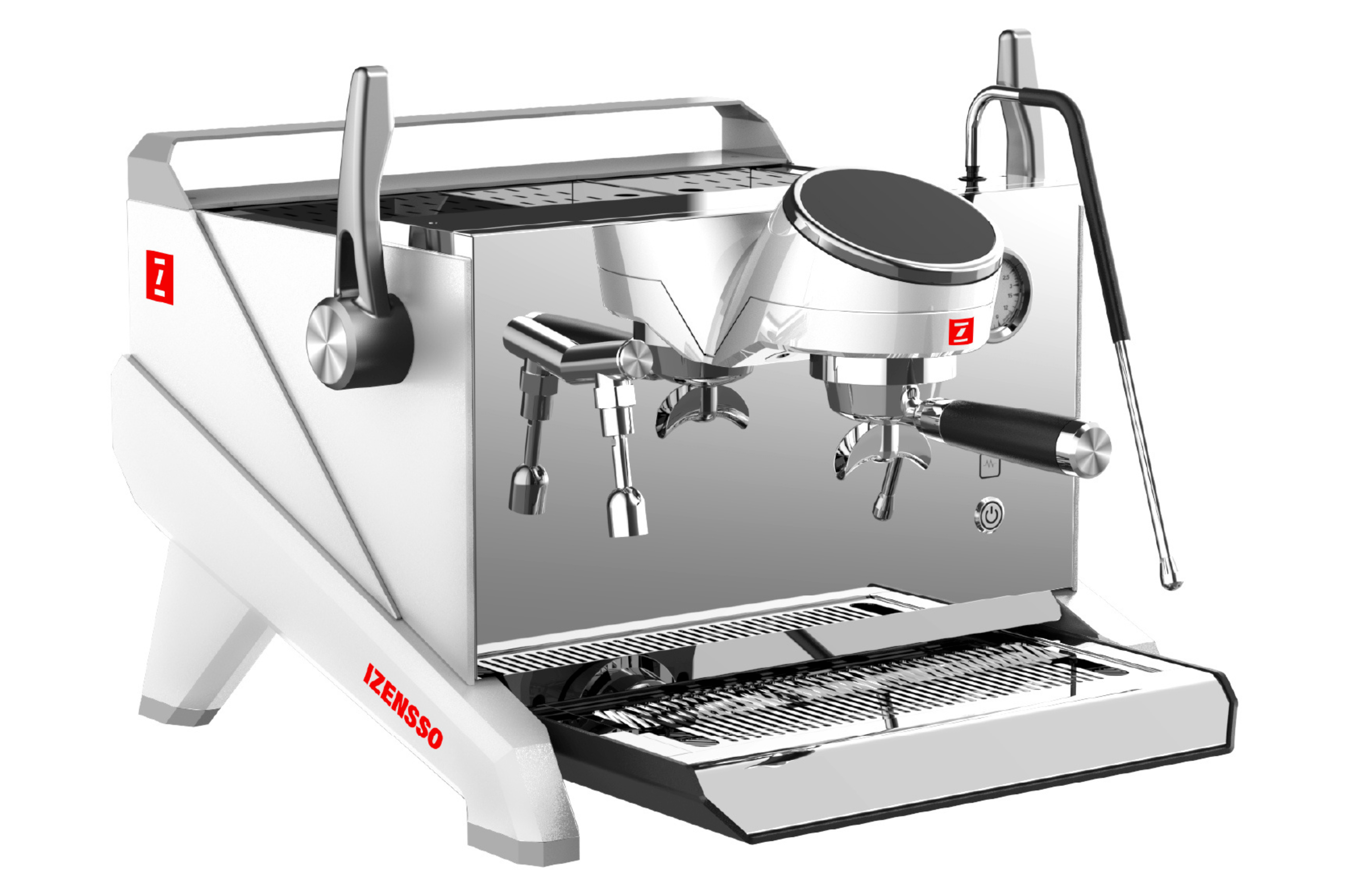 Izensso Raptor White 1 group – Professional compact espresso machine