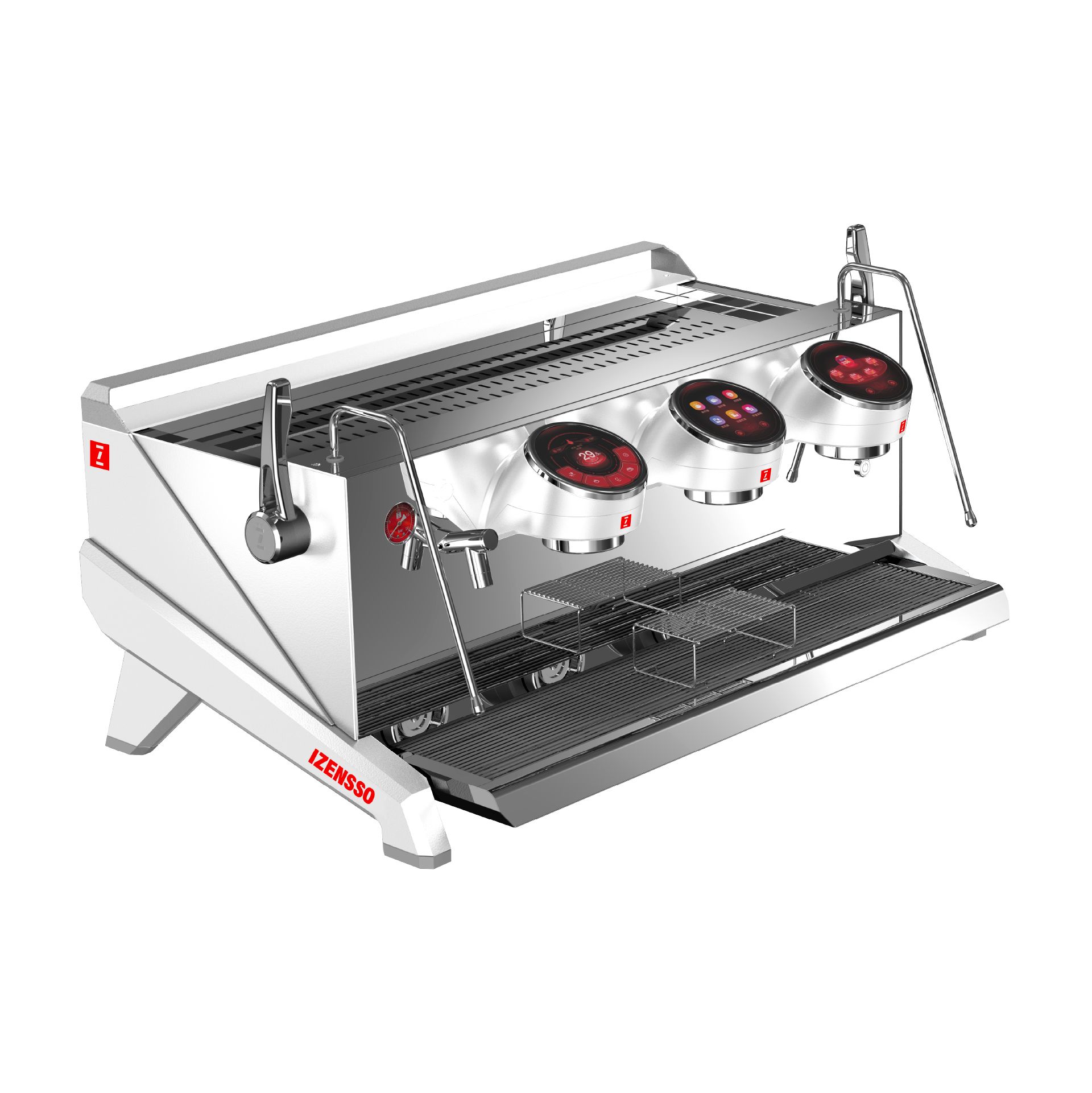 Izensso Raptor White3 groups – Professional espresso machine - Image 1