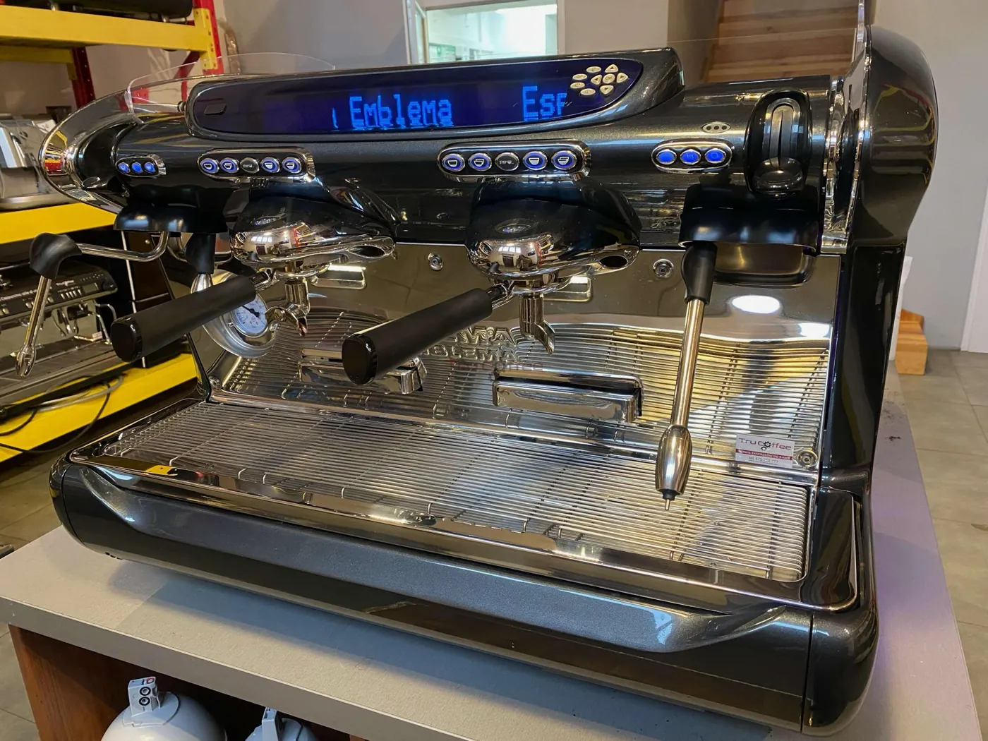 FAEMA Enova 2 groups - black Coffee Machine - View 2