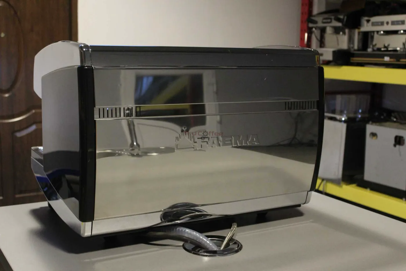 FAEMA Enova 2 groups - Silver Coffee Machine - View 2