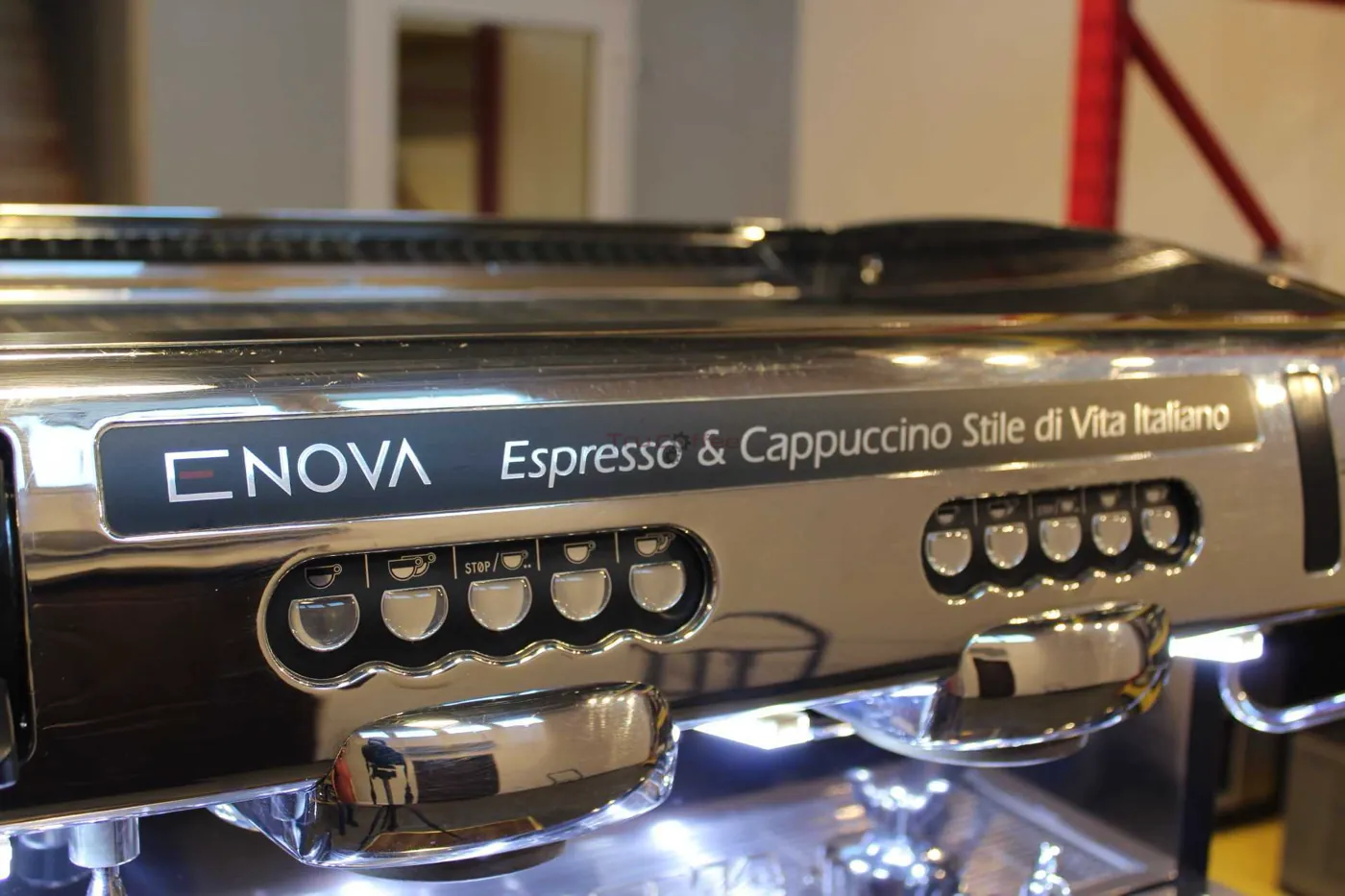 FAEMA Enova 2 groups - Silver Coffee Machine - View 3