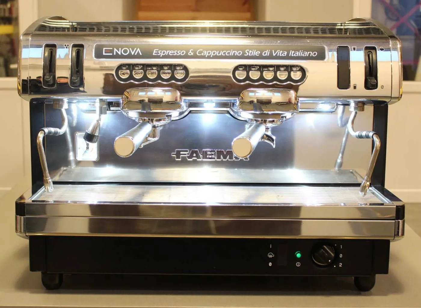 FAEMA Enova 2 groups - Silver Coffee Machine