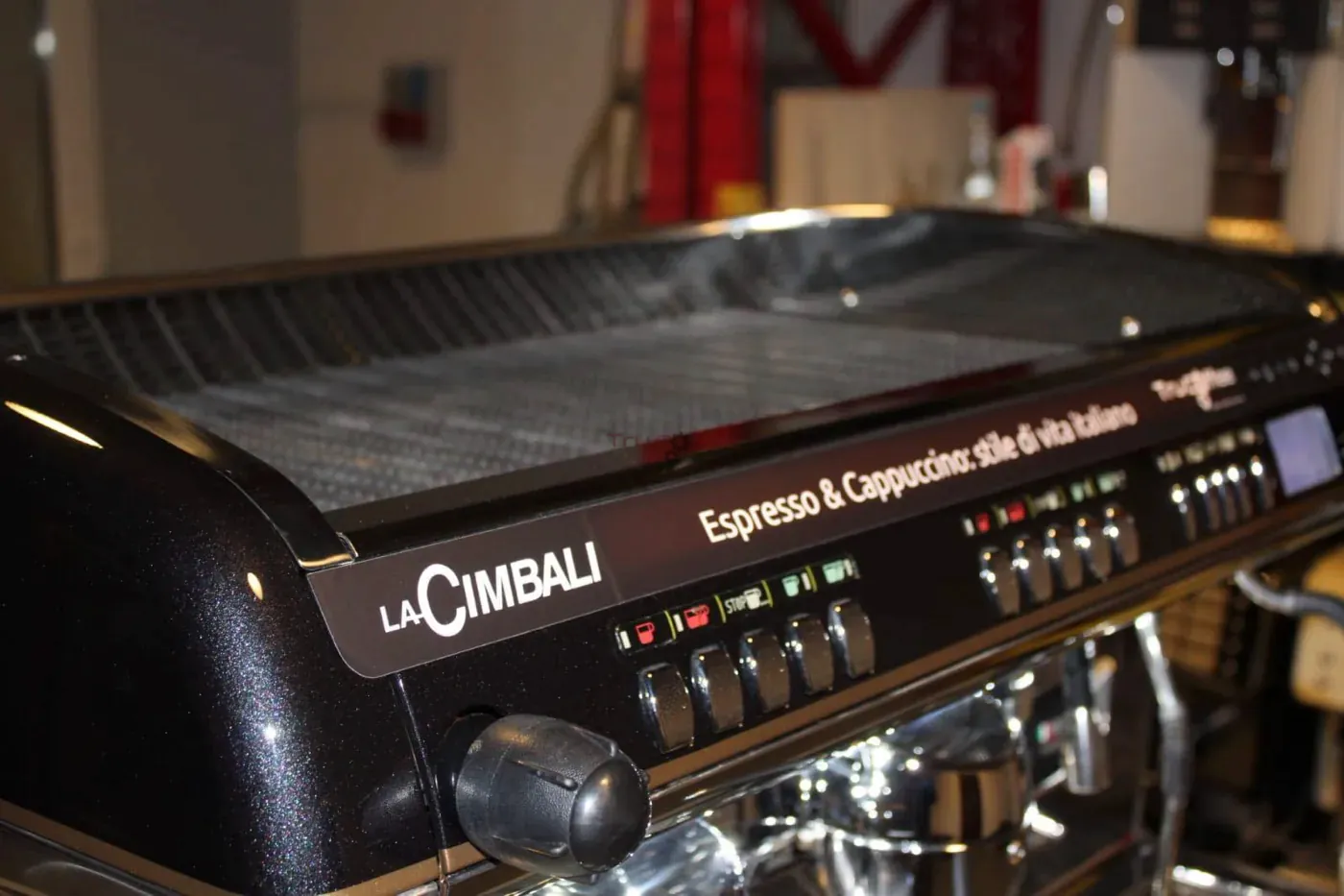 La Cimbali M39 Dosatron 2 groups - Portafilter black coffee machine - View 2