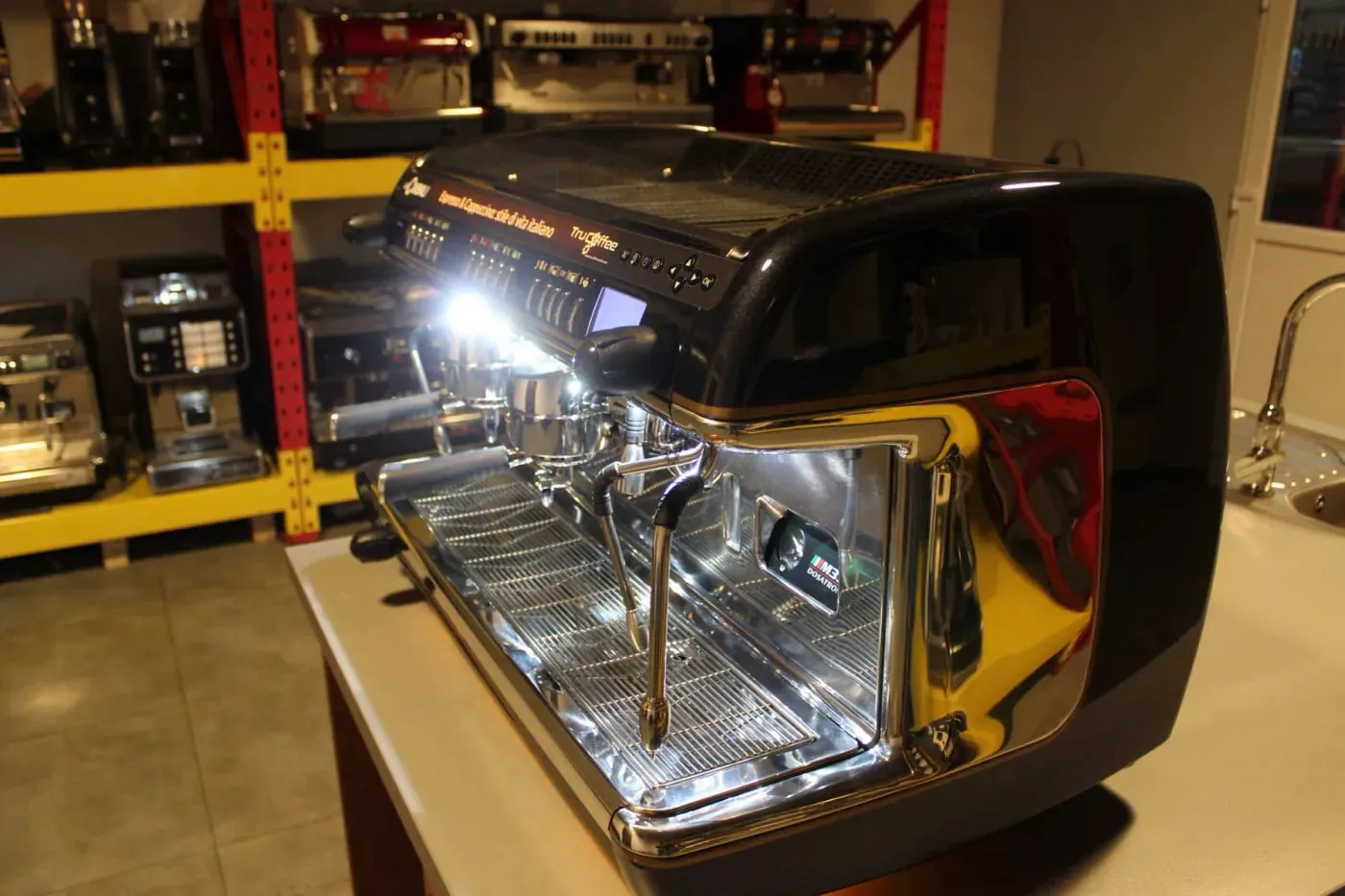 La Cimbali M39 Dosatron 2 groups - Portafilter black coffee machine - View 3