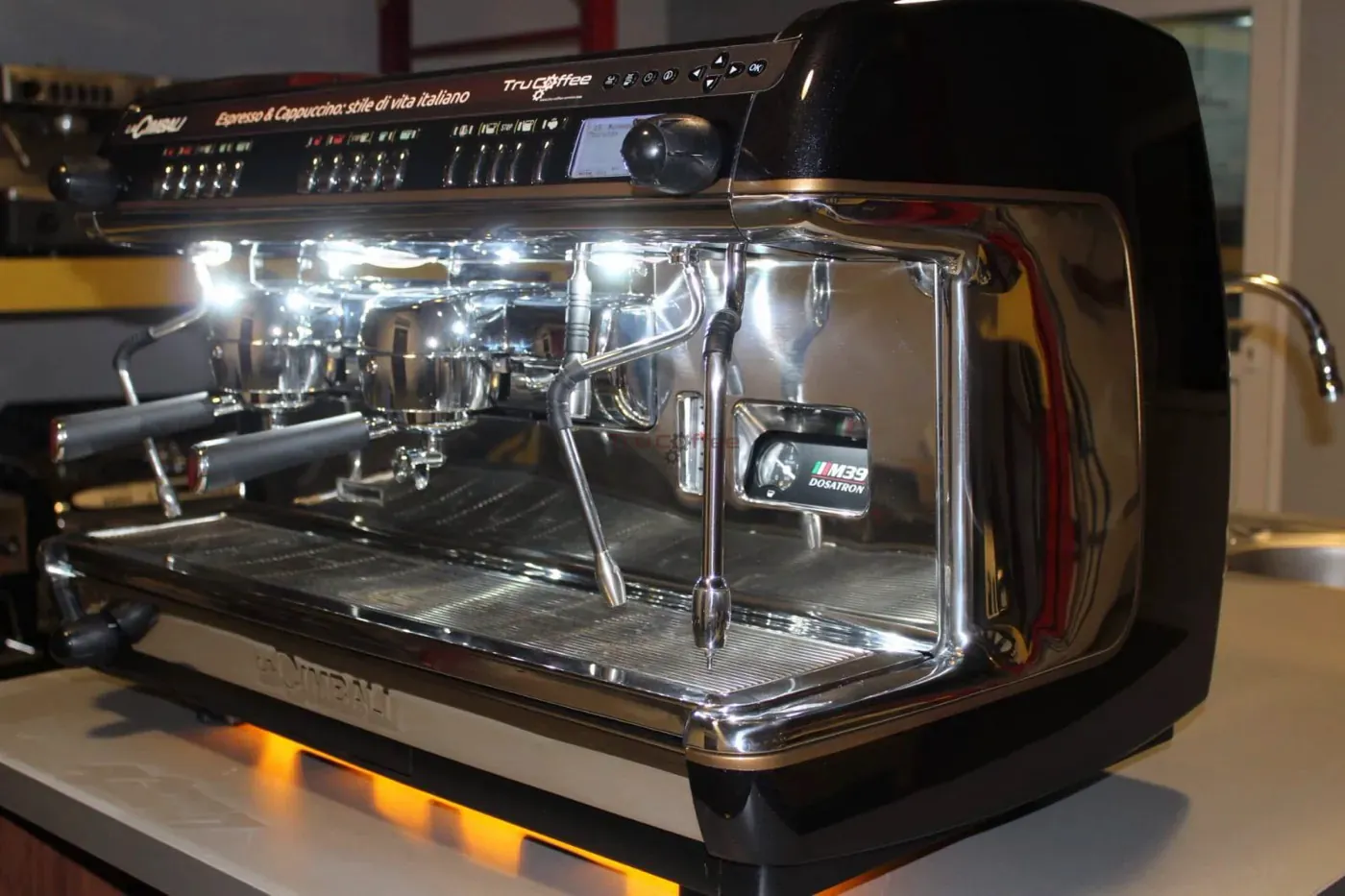 La Cimbali M39 Dosatron 2 groups - Portafilter black coffee machine thumbnail 5