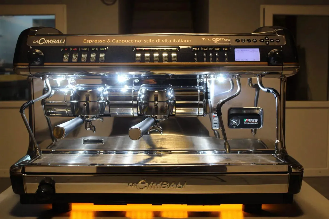 La Cimbali M39 Dosatron 2 groups - Portafilter black coffee machine