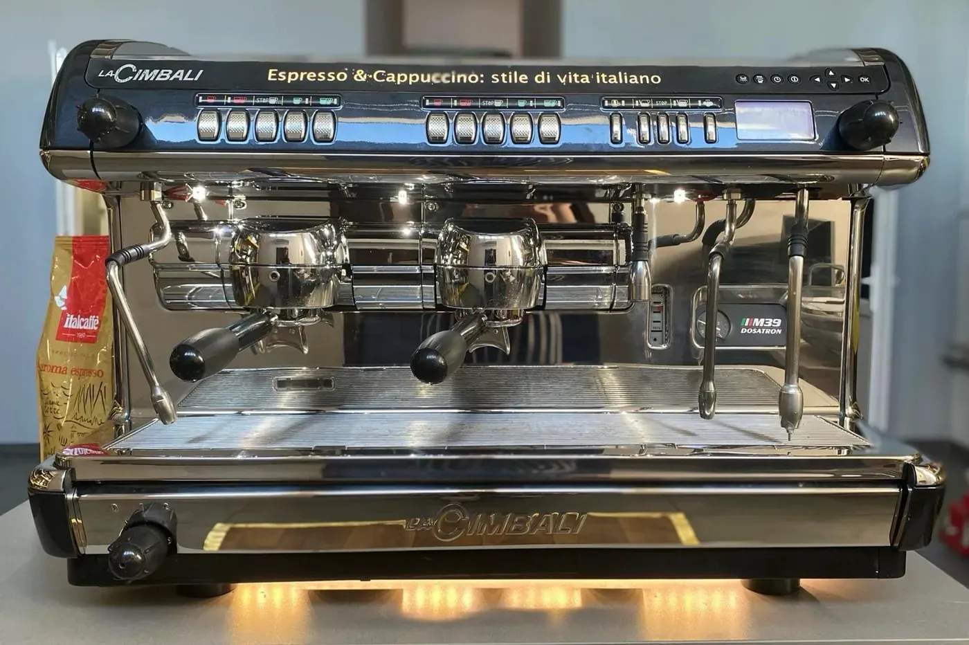 La Cimbali M39 Dosatron 2 groups - Portafilter spacegrey coffee machine