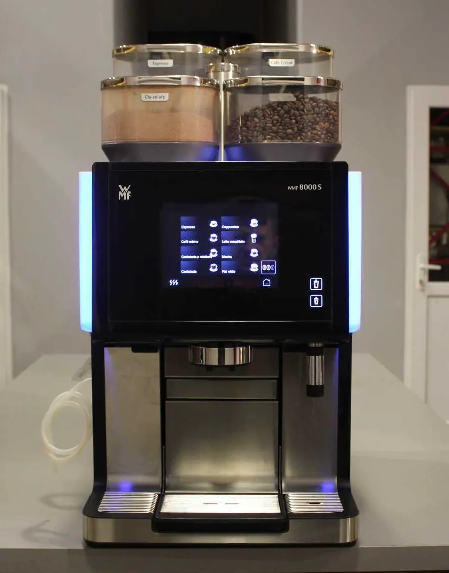 WMF 8000S - Automatic Coffee Machine with Refrigerator and Warmer