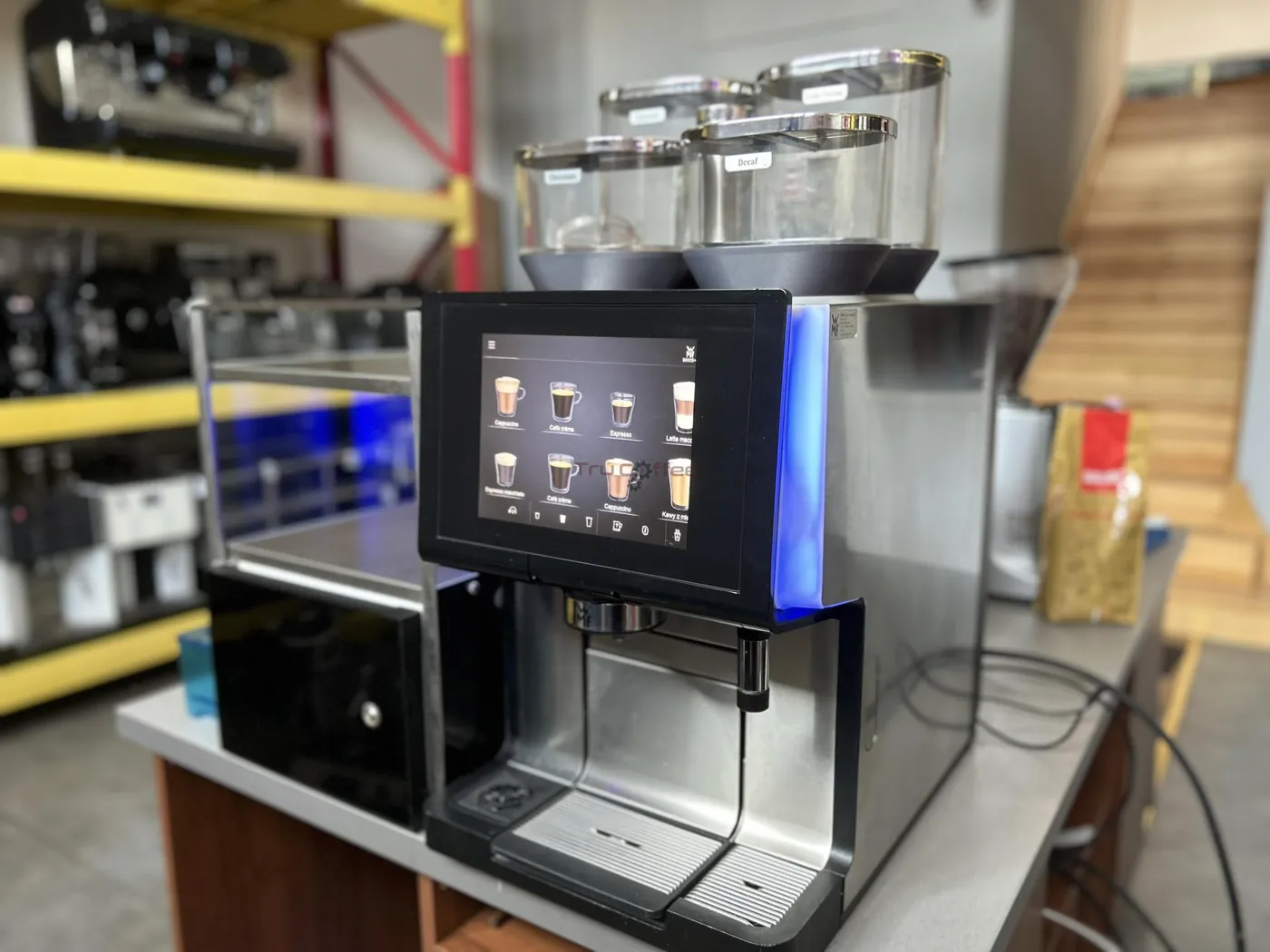 WMF 9000S - Automatic Coffee Machine with Refrigerator and Warmer - View 1